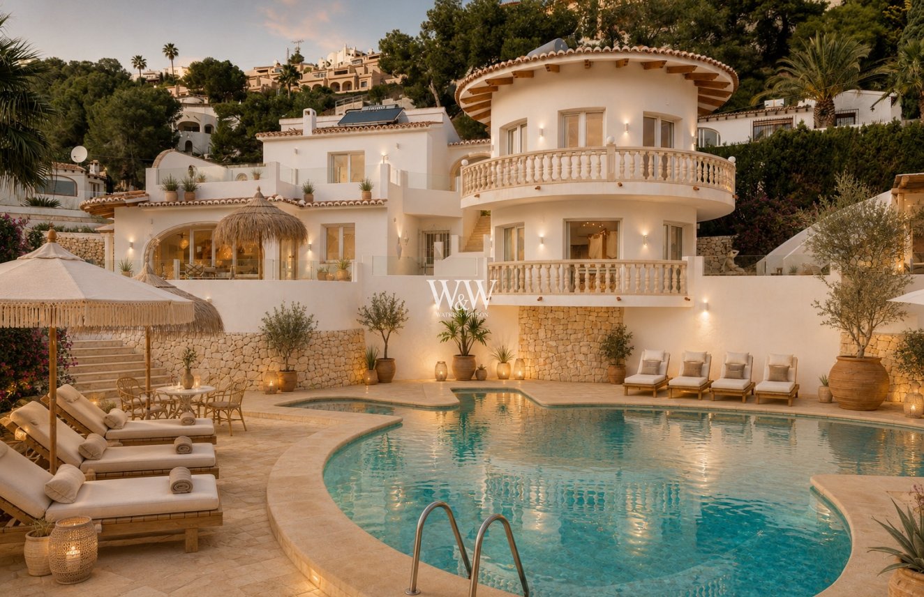 Resale - Villa -
Moraira - Benimeit