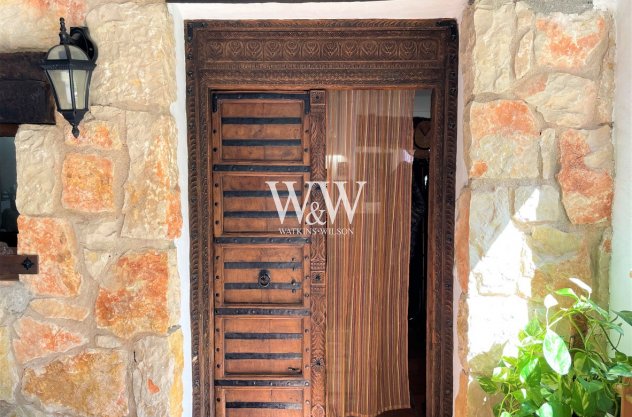 Beautiful wooden door