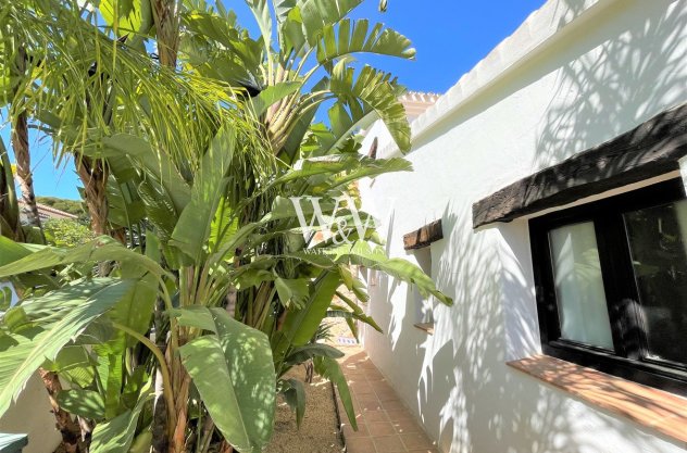 arbres tropicaux dans une finca unique à vendre près de Moraira